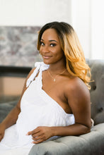 Load image into Gallery viewer, Over the shoulder Foamed Maxi Dress
